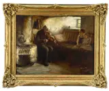 Untitled by Henry John Dobson, oil on canvas, offered Oct 2022