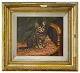 Untitled by Wilson Hepple, 1911, oil on canvas, sold Oct 2022