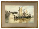 Untitled by Thomas Bush Hardy, watercolour, sold Oct 2022