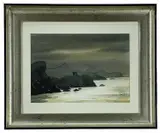 Untitled by Alun Davies, watercolour and ink, sold Oct 2022
