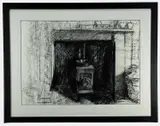 The Yettle by Eugenia Vronskaya, 2004, charcoal on paper, offered Oct 2022