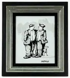 Untitled by George Somerville, ink, sold Oct 2022