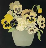 Letter C by Hall Thorpe, woodcut, sold Oct 2022