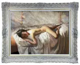 Serigraph canvas by Hamish Blakely, serigraph, sold Oct 2022