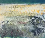 Nightscape by Karl Ghattas, mixed media, sold Aug 2022