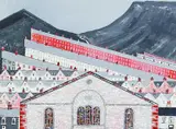 Capel y Cwm by John F. Cooper, 2004, acrylic on canvas, sold Aug 2022