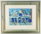 Titled verso by Andrew Hood, acrylic on board, sold Aug 2022