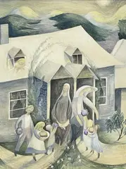Titled by Jean Young, mixed media, sold Aug 2022