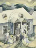 Titled by Jean Young, mixed media, sold Aug 2022