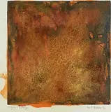Logos-Menotype by Karl Ghattas, oil on paper, offered Aug 2022