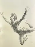 Untitled by Zsuzsi Roboz, pastel, offered Aug 2022
