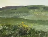 Untitled by Elizabeth Thomas, gouache, offered Aug 2022