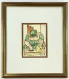 Dogs!' signed & titled in pencil, 13.5 x 9.5cms Provenance: private collection Carmarthenshire by Andrew Douglas-Forbes, watercolour, sold Aug 2022