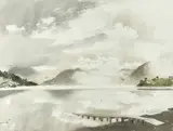 A Highland Loch by Roland Vivian Pitchforth, watercolour, sold Aug 2022