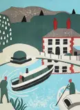 The Lock Keeper's Cottage by Julian Trevelyan, lithograph, sold Aug 2022