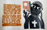 Untitled by Paul Peter Piech, 1988, lithograph, sold Aug 2022