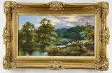 Untitled by Edgar Longstaffe, 1888, oil on canvas, sold Jul 2022