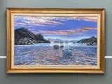 Untitled by Howard Behrens, oil on canvas, offered Jul 2022