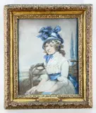 Titled on frame plaque by John Raphael Smith, pastel, sold Jul 2022