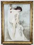 Untitled by Mária Szánthó, oil on canvas, sold Jul 2022