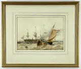 Untitled by George Chambers, watercolour, sold Jul 2022