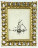 Untitled by Clara Montalba, ink, sold Jul 2022