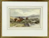 Untitled by Thomas Rowden, 1895, watercolour, sold Jul 2022