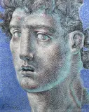 Large by Ricardo Cinalli, pastel on paper, sold Jul 2022