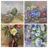 Untitled by Doris Crichton, watercolor, sold Jul 2022