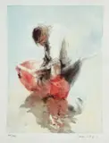 Colour print - lobster man by William Selwyn limited edition, print, offered Jul 2022