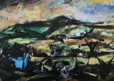 Colour print - landscape by Peter Prendergast limited edition, print, sold Jul 2022