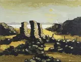 Llanddwyn by Wilf Roberts limited edition, print, offered Jul 2022