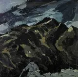 Farmer Below Snowdon by Kyffin Williams Ra limited edition, print, sold Jul 2022