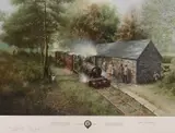 Steam locomotive by Don Brecon limited edition print, print, sold Jun 2022