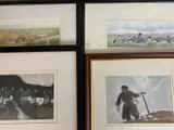 WILF ROBERTS & PHILLIP SNOW PRINTS (4) - Sir Kyffin Williams print on card - by Kyffin Williams, print on card, sold Jun 2022