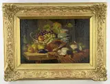 Chinese jar, pheasant and game birds by Charles Thomas Bale, oil on canvas, offered Jun 2022