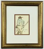 watercolour - 'Come Back' signed & titled in pencil, 13.5 x 9.5cm by Andrew Douglas-Forbes, watercolour, offered Jun 2022