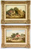And The Trumbel Cart by James Edwin Meadows, 1868, oil on canvas, offered Apr 2022