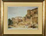 Gossipers at le castellet by William Russell Flint, print, offered Jan 2020