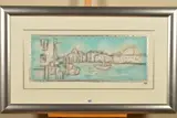 'Venizia I', a Venetian scene, signed to lower margin, by Kevin Blackham, mixed media on card, sold Jan 2020