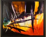 Dazed iv by Mark Eurich, acrylic on canvas, offered Jan 2020