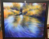 Menalera by Nick Andrew, acrylic on canvas, sold Jan 2020