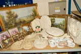 signed Enderby, rural scenes, four further unsigned oil paintings, with a collection of wall plaques, etc by Five Framed Oil Paintings, OIL, sold Jan 2020