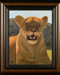 Marsh pride by Jonathan Truss, acrylic on canvas, offered Jan 2020