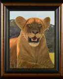 Marsh pride by Jonathan Truss, acrylic on canvas, offered Jan 2020