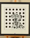 Spot the dog by Haley Goodhead, print, sold Jan 2020