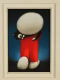 'Found At Last', a naive study of a boy holding a cat, signed by Doug Hyde, pastel on paper, sold Dec 2019