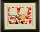 'Dancing in Love', a limited edition print of a couple surrounded by Mackenzie Thorpe, print, sold Dec 2019