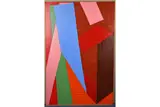 'Ribec', abstract blocks of colour, signed, titled and dated (19)79, by Peter Rippon, acrylic, sold Dec 2019
