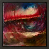 Reflection by Julie Ann Scott, acrylic on canvas, sold Nov 2019